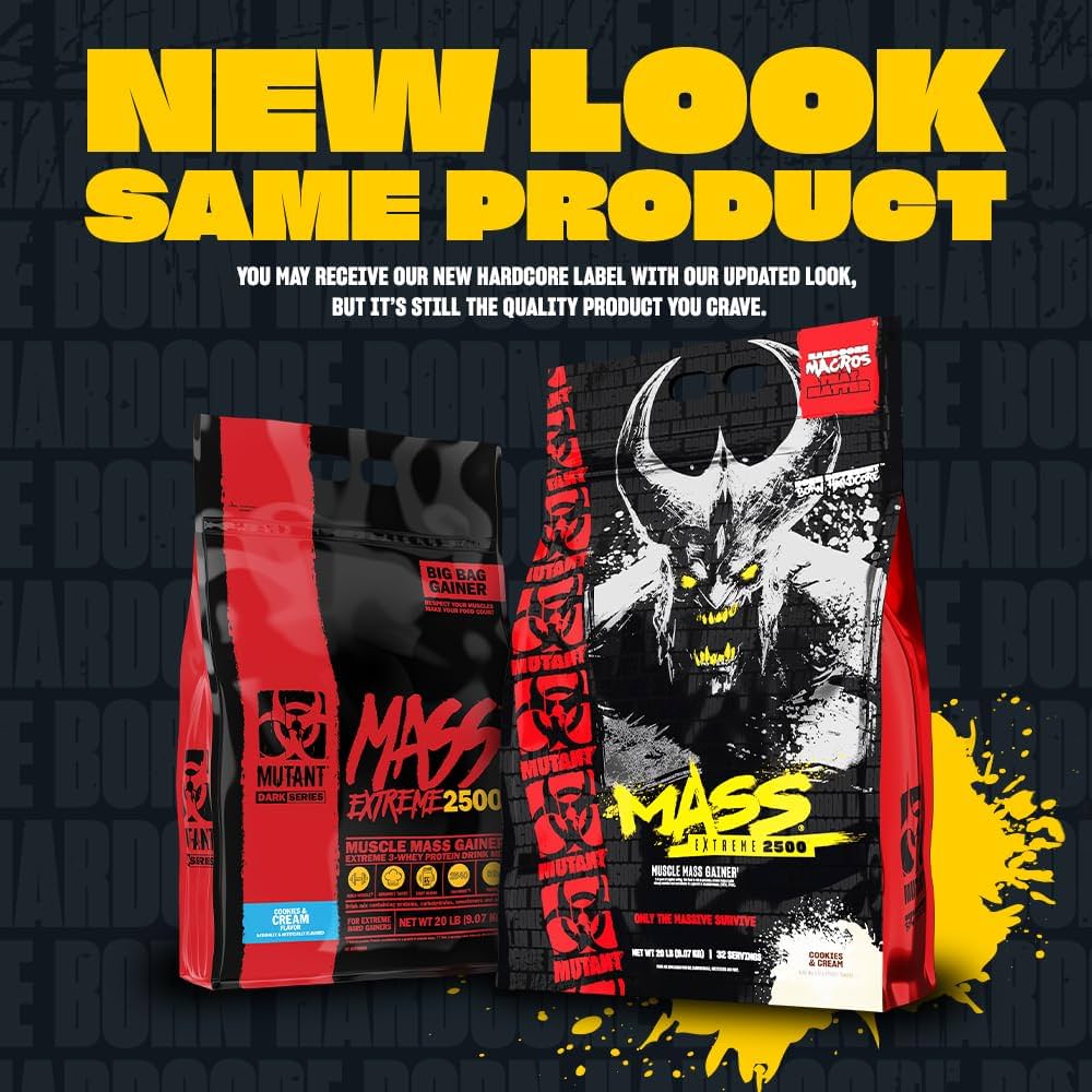 Mutant Mass Extreme 2500 Küpsised ja kreem 5.4kg — Cookies — Powder view 2