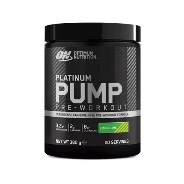 Optimim Nutrition Platinum Pump Pre-workout 380g Sidrun-laim