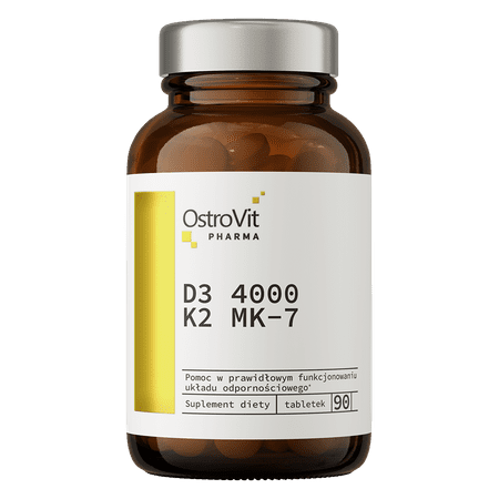 OstroVit Pharma D3 4000 IU + K2 MK-7 90tabs