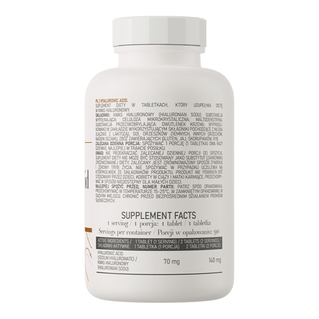 OstroVit Hyaluronic acid 90tabs — Tabs view 3