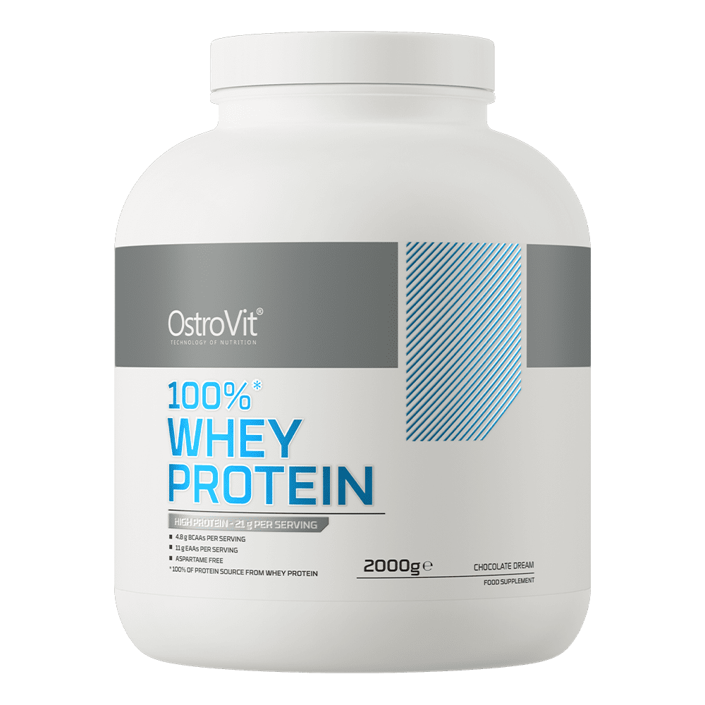 OstroVit 100% Whey Protein 2000g Šokolaadi unistus