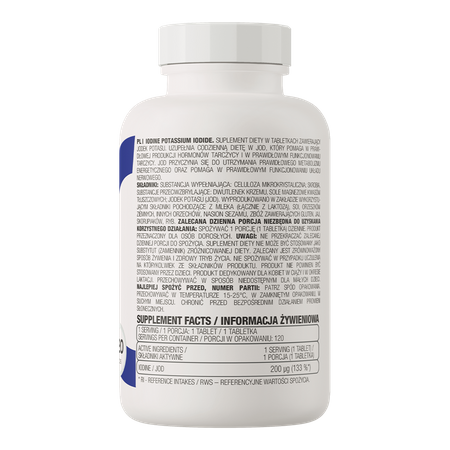 OstroVit Iodine Potassium iodide 200mcg 120tabs — Tabs view 3