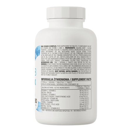 OstroVit Vitamin B Complex 90tabs — Tabs view 3
