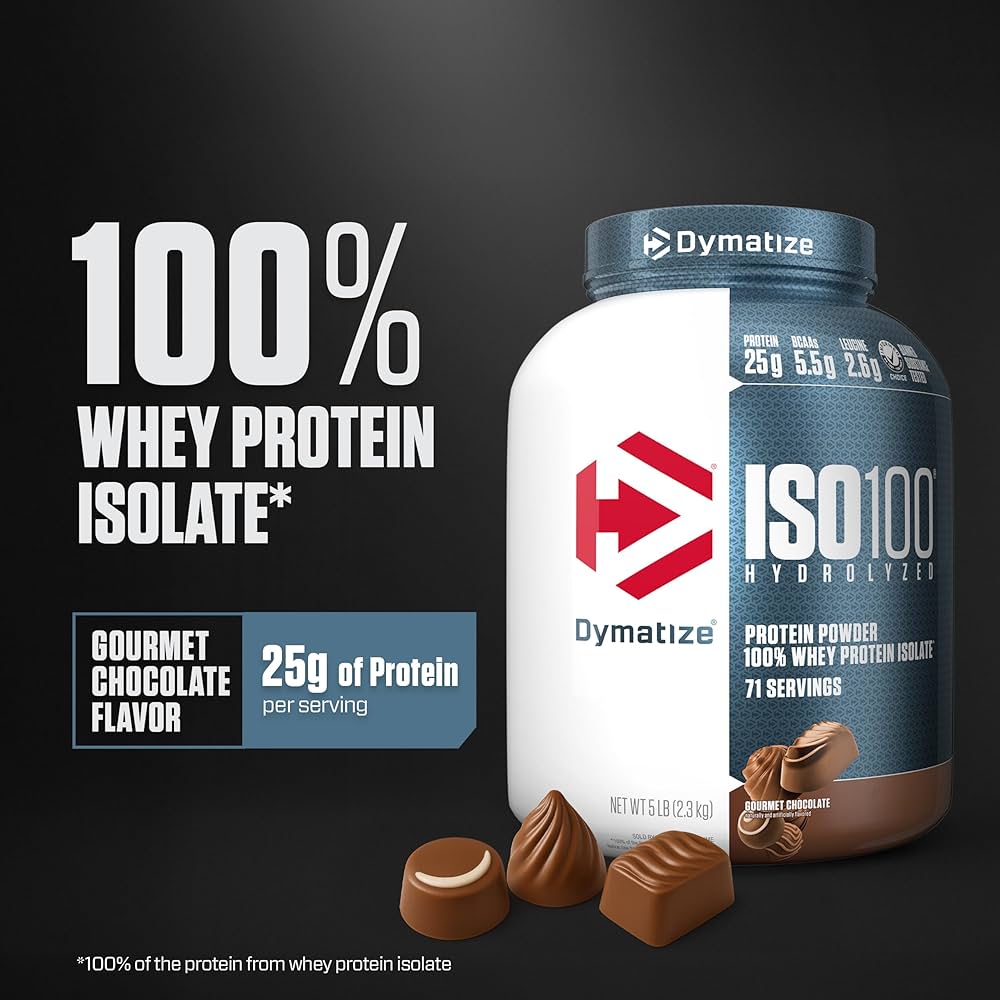Dymatize ISO 100 2.2kg Šokolaadigurmee — Chocolate — Powder view 2