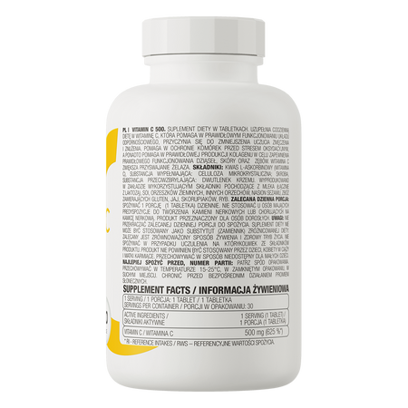 OstroVit Vitamin C 500mg 30tabs — Tabs view 3
