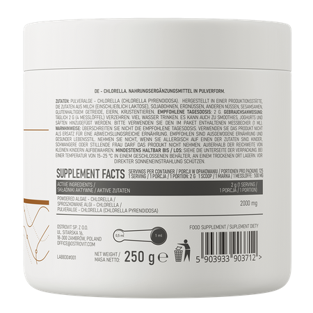 OstroVit Chlorella 250g — Powder view 3