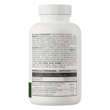 OstroVit KSM-66 Ashwagandha VEGE 120caps — Capsules view 3