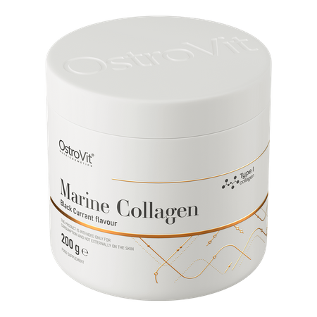 OstroVit Marine Collagen 200g Must sõstar — Currant — Powder view 2