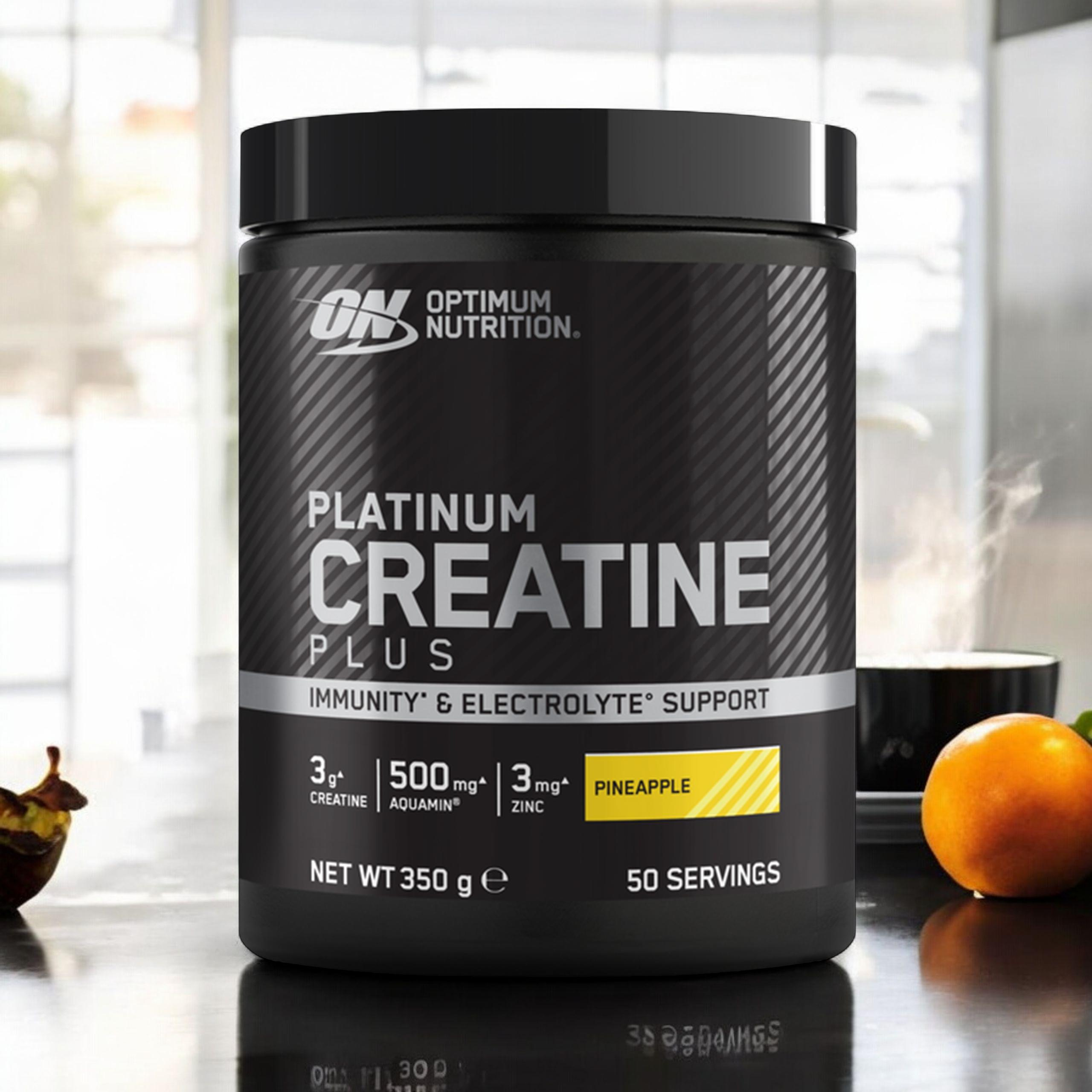 Optimum-nutrition Platinum Creatine Plus 350g Ananass — Pineapple — Powder view 2