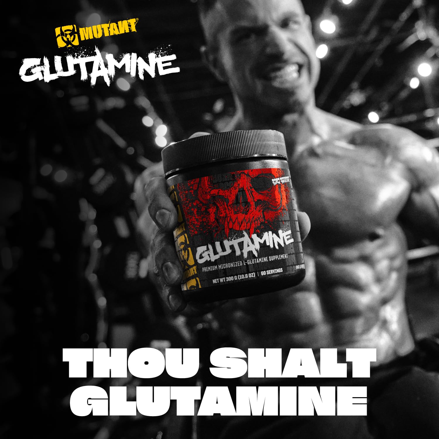 Mutant L-Glutamine 300g — Powder view 2