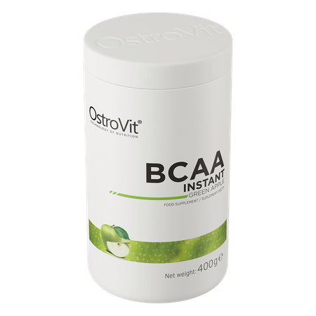 OstroVit BCAA Instant 400g Roheline õun — Apple — Powder view 2