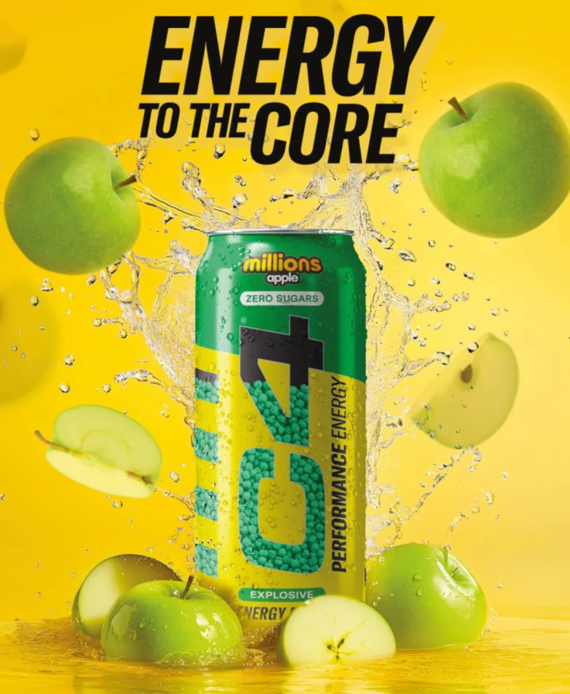 Cellucor C4 Energy 500ml Õun — Apple — Liquid view 2