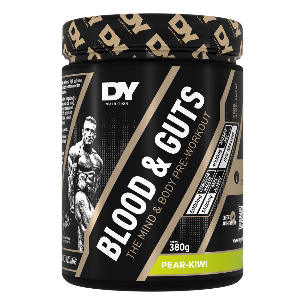 DY Blood & Guts PreWorkout 380g Pirni-kiivi