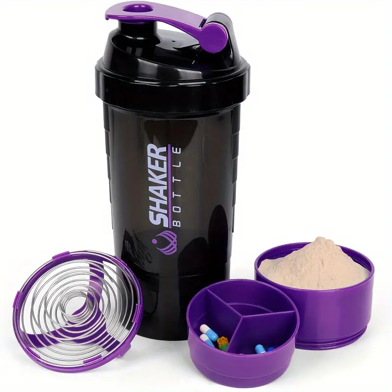Portable Protein Shaker Purple (Lilla) TM