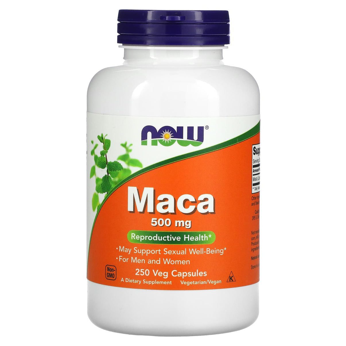 NOW Maca 500mg 250 veg. caps.