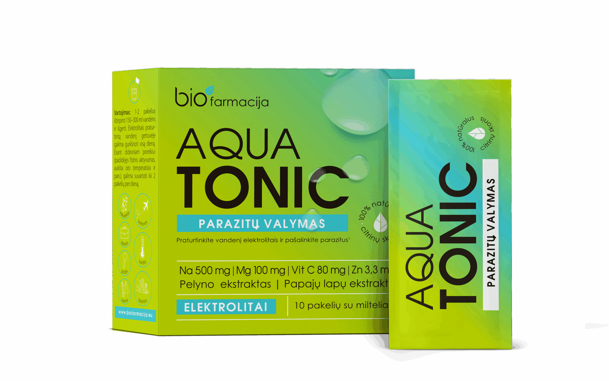 aquaTonic paraZero parasiitide vastu, 10 pakki