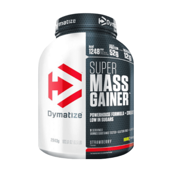 Dymatize Super Mass Gainer 2.943kg Maasikas