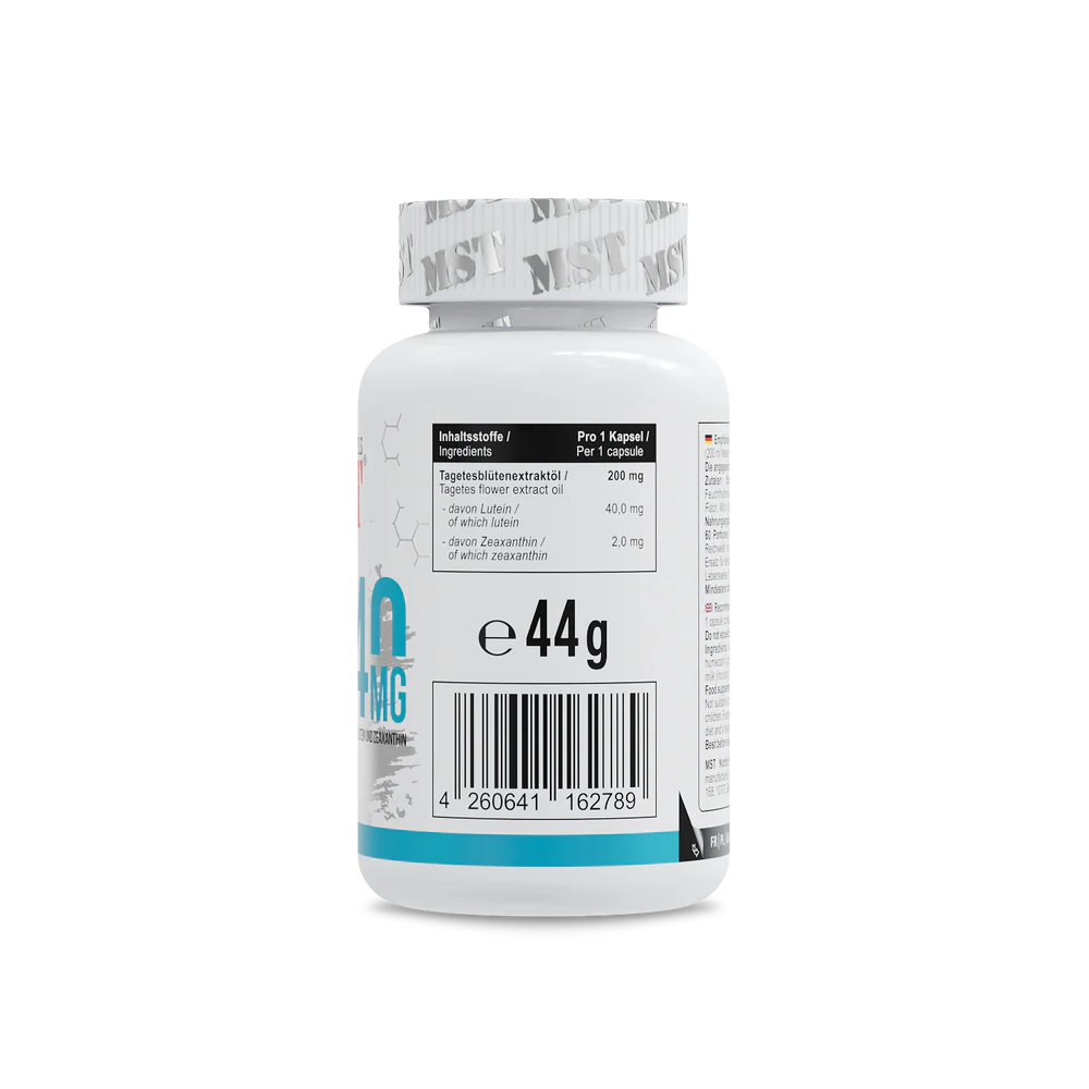 MST Lutein 40mg + zeaxanthin 60 softgels — Softgels view 2