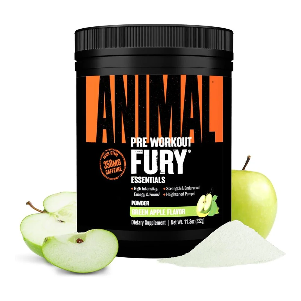 Universal Animal FURY 322g Roheline õun