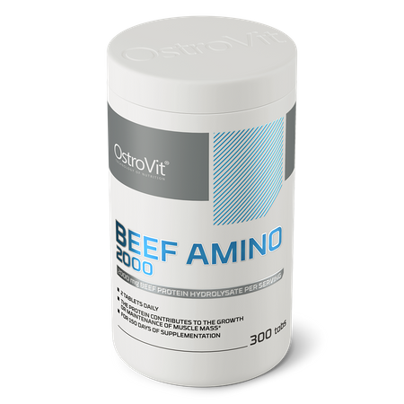 OstroVit Beef Amino 2000mg 300tabs — Capsules view 2