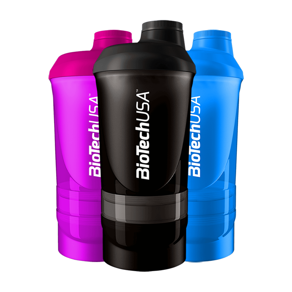 BIOTECHUSA Shaker Wave Magic Magenta 600ml+250ml+100ml — Accessory view 2