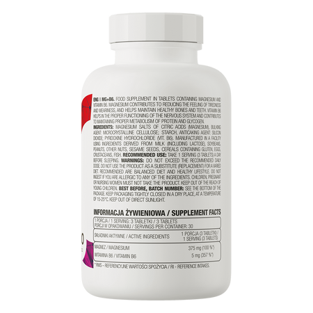 OstroVit Mg + B6 90tabs — Tabs view 3