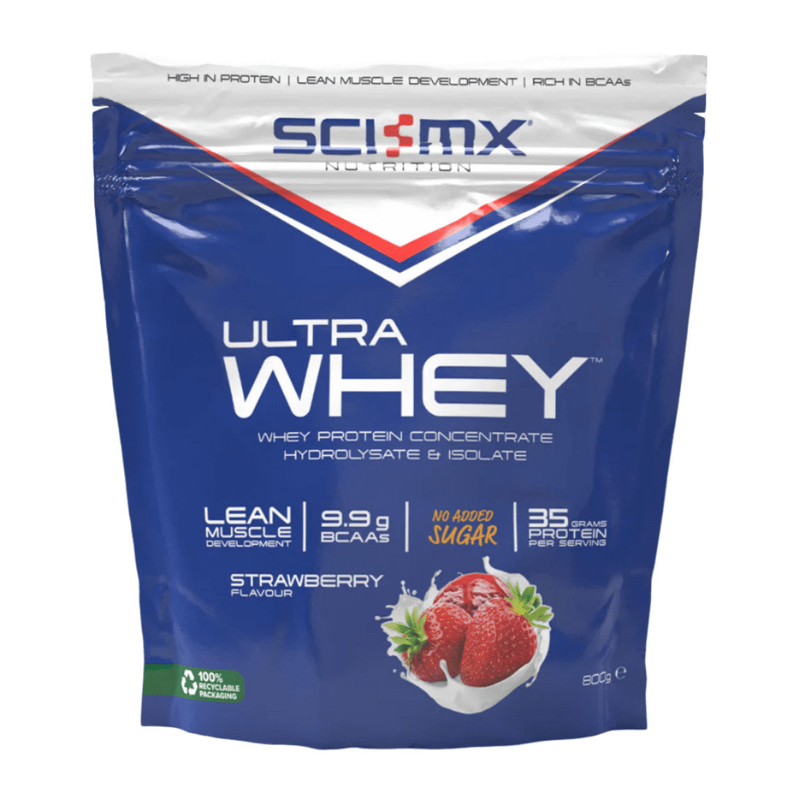 Sci-Mx Ultra Whey 2kg Maasikas