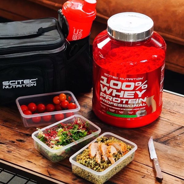Scitec 100% Whey Protein Professional 2350g Kookos — Coconut — Powder view 2
