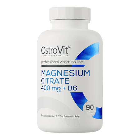 OstroVit Magnesium citrate 400mg + B6 90tabs