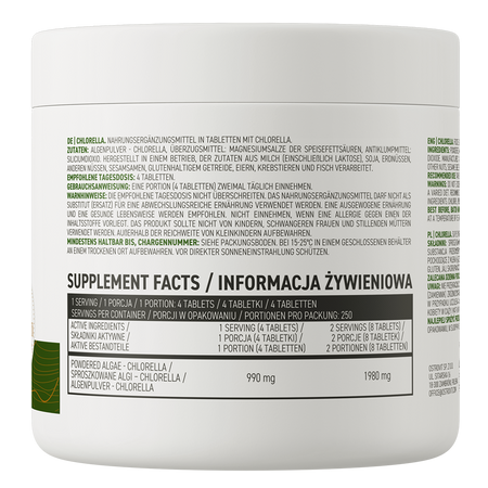 OstroVit Chlorella VEGE 1000tabs — Tabs view 3