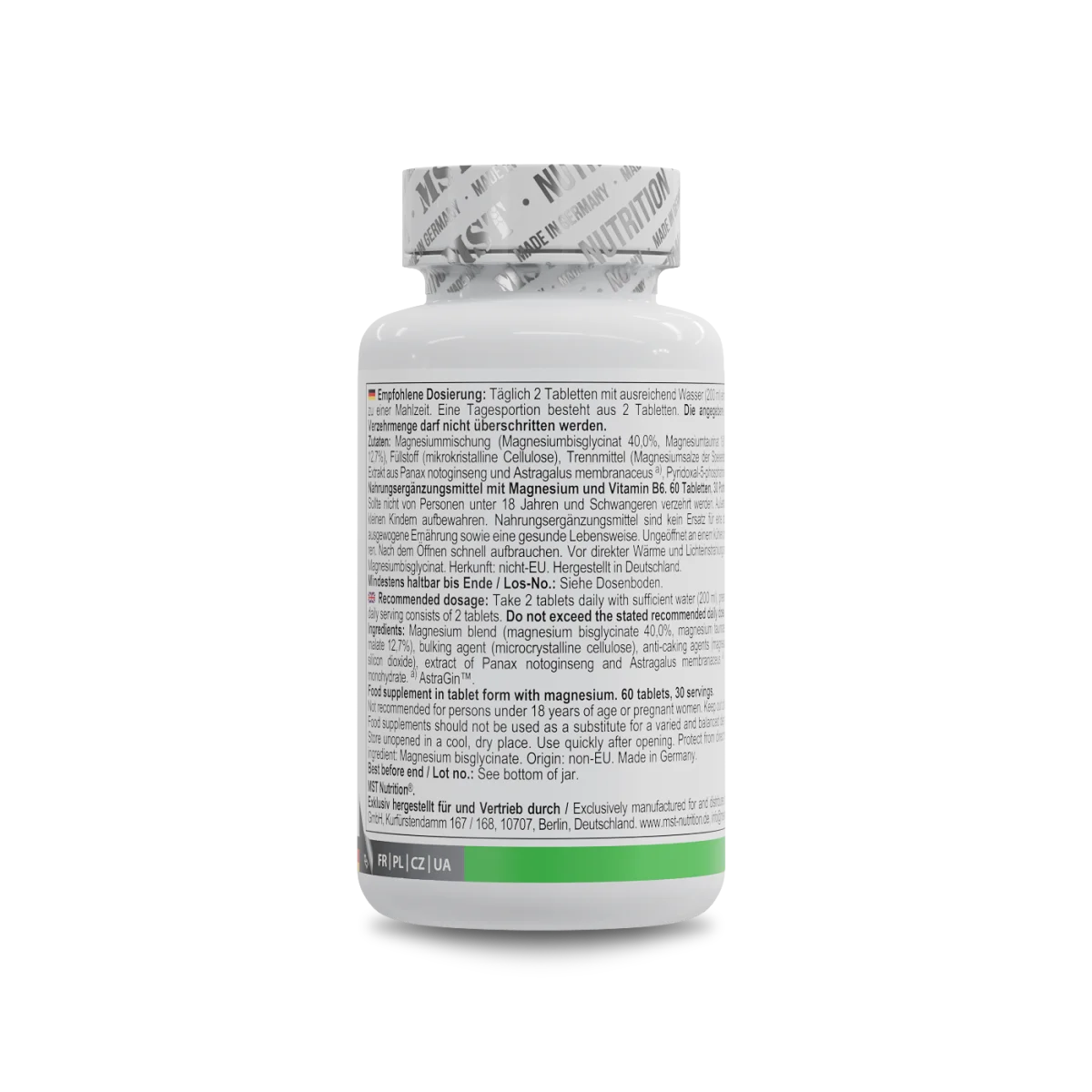 MST Magnesium Triple-Mag 60tabs — Tabs view 3