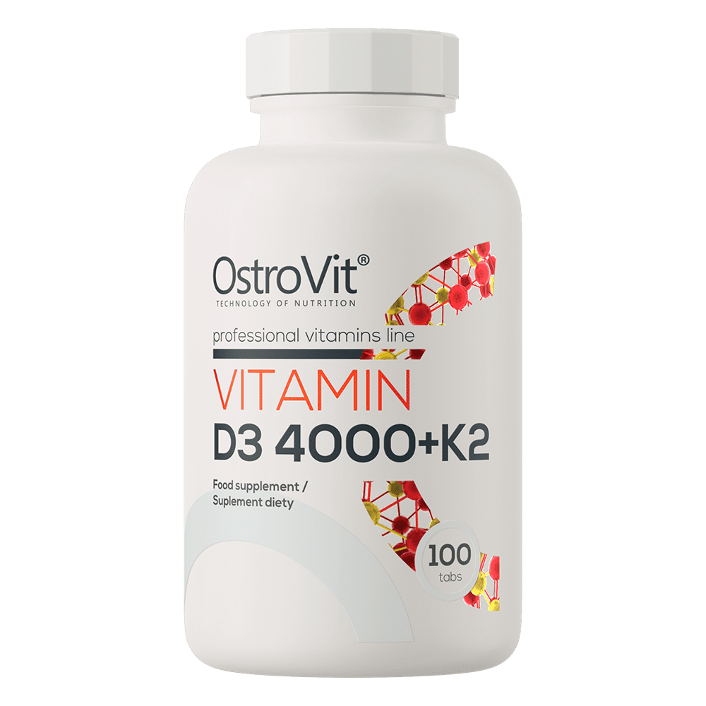 OstroVit Vitamin D3 4000 IU + K2 100tabs