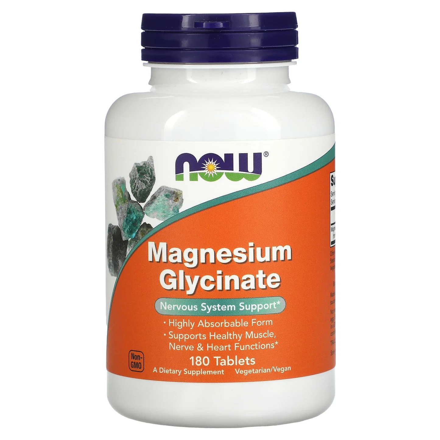 NOW Magnesium Glycinate 180tabs