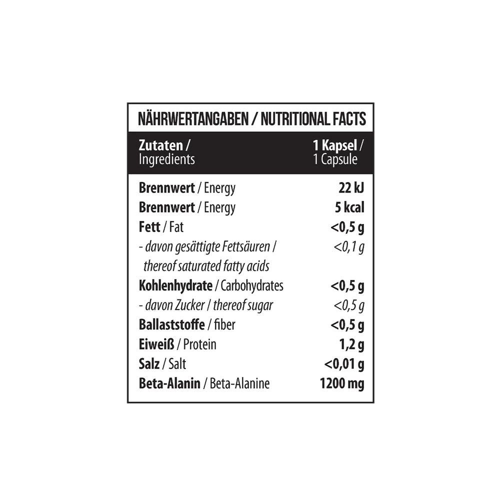MST Beta-Alanine 1200mg 60caps — Capsules view 4