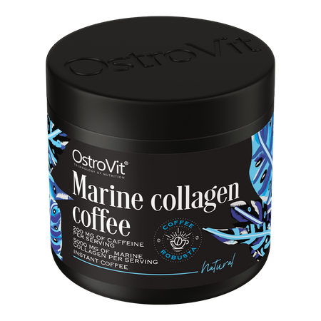 OstroVit Coffee with Marine Collagen 150g Naturaalne — Unflavored — Powder view 2