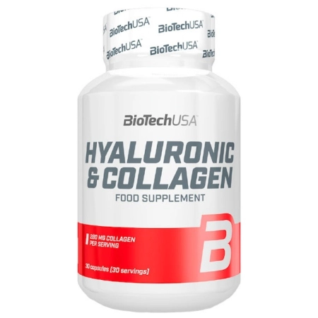 BIOTECHUSA Hyaluronic & Collagen 30 kapslit