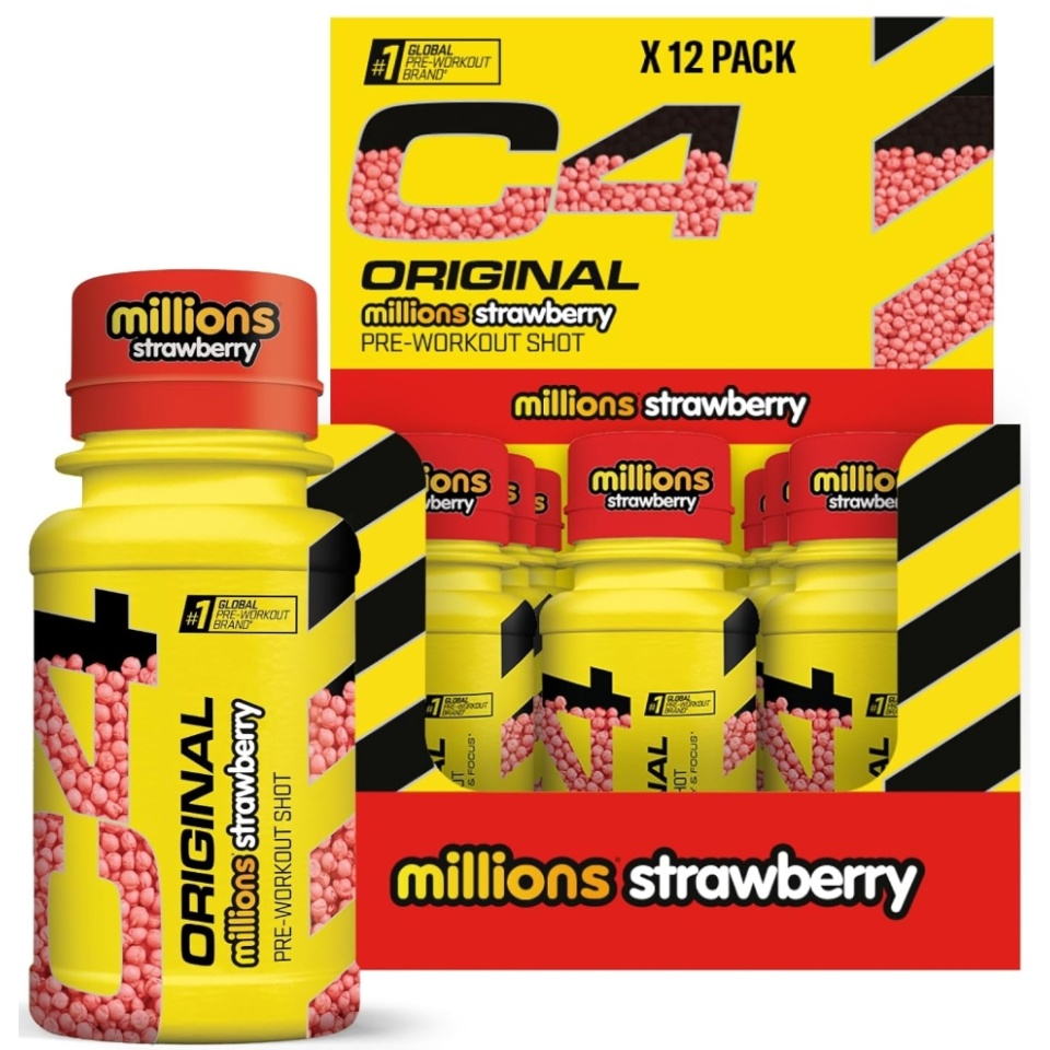 Cellucor C4 Pre-workout shot 60ml Maasikas — Strawberry — Accessory view 2
