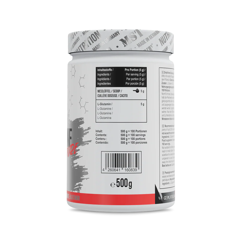 MST L-Glutamine RAW 500g Maitsestamata — Powder view 2