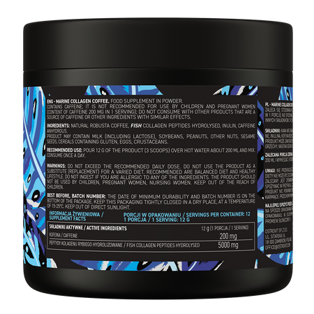OstroVit Coffee with Marine Collagen 150g Naturaalne — Unflavored — Powder view 3