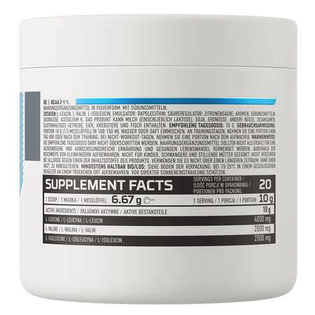 OstroVit BCAA 2-1-1 200g Apelsin — Orange — Powder view 3