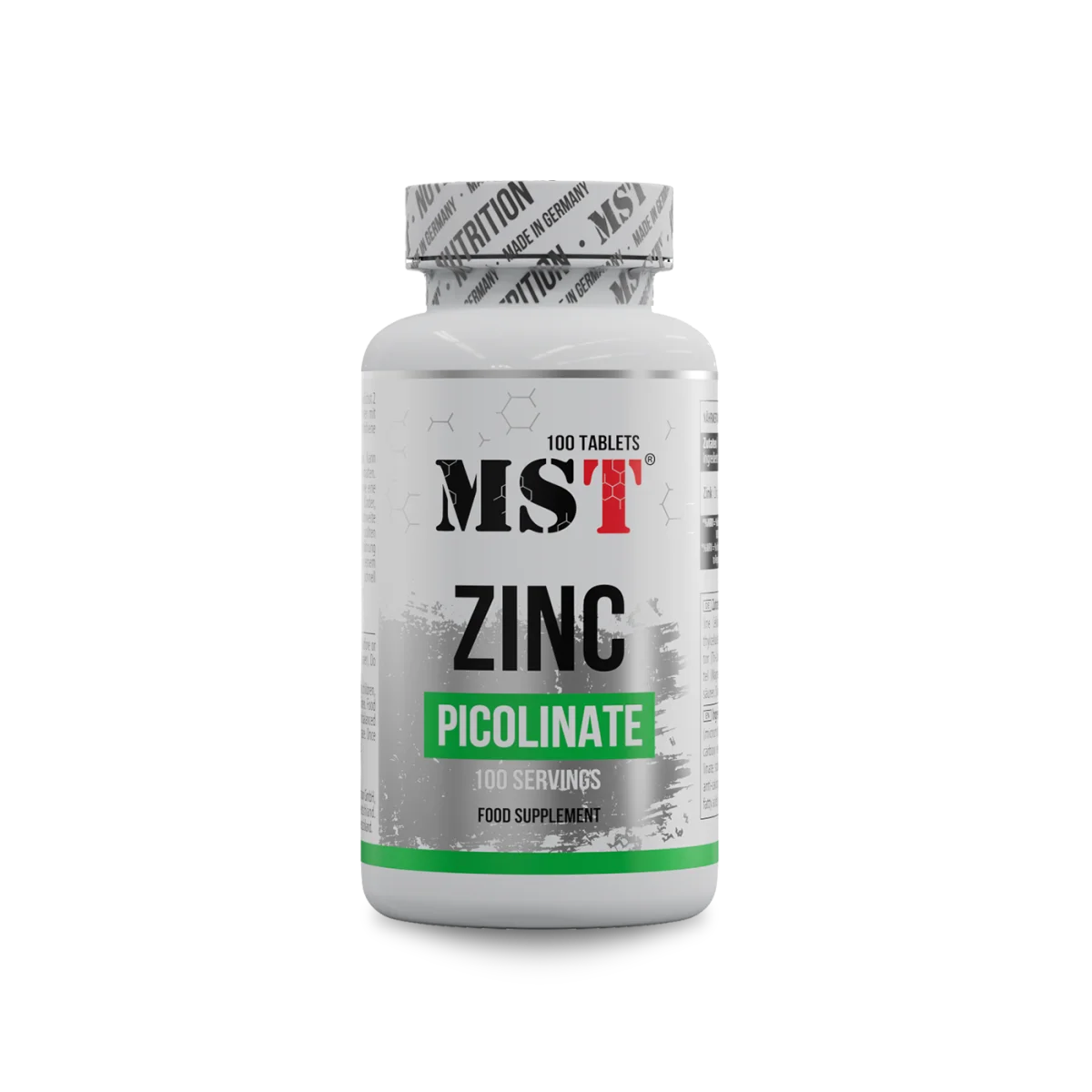 MST Zinc Picolinate 100tabs