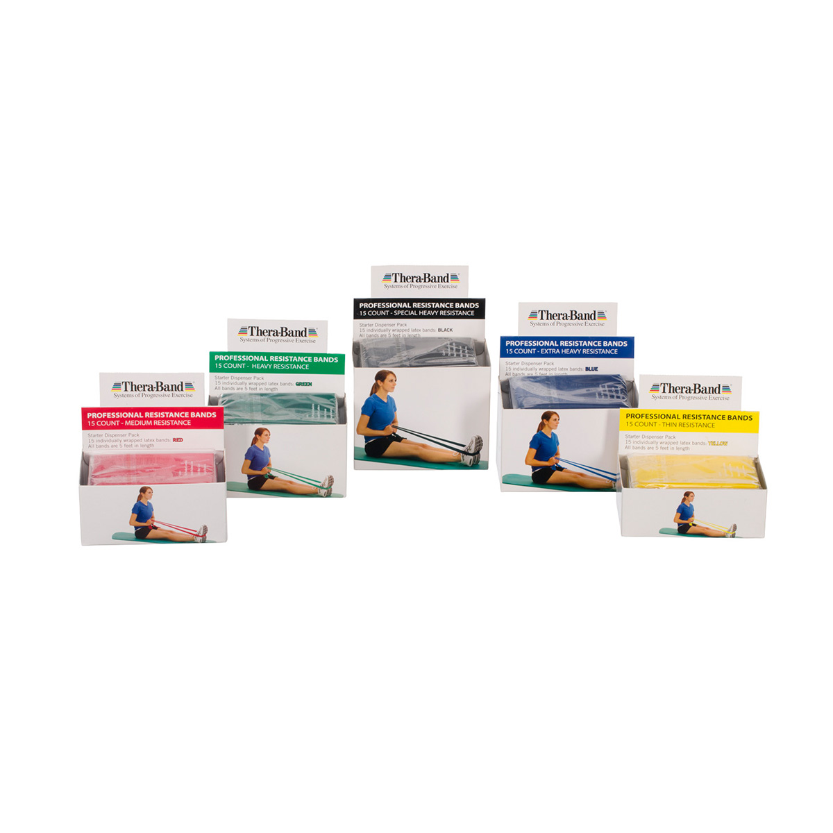 Theraband 1,5 m kummipael, 15 tk. view 8