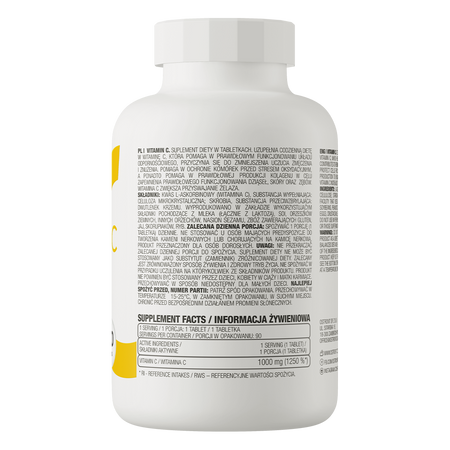 OstroVit Vitamin C 1000mg 90tabs — Tabs view 3