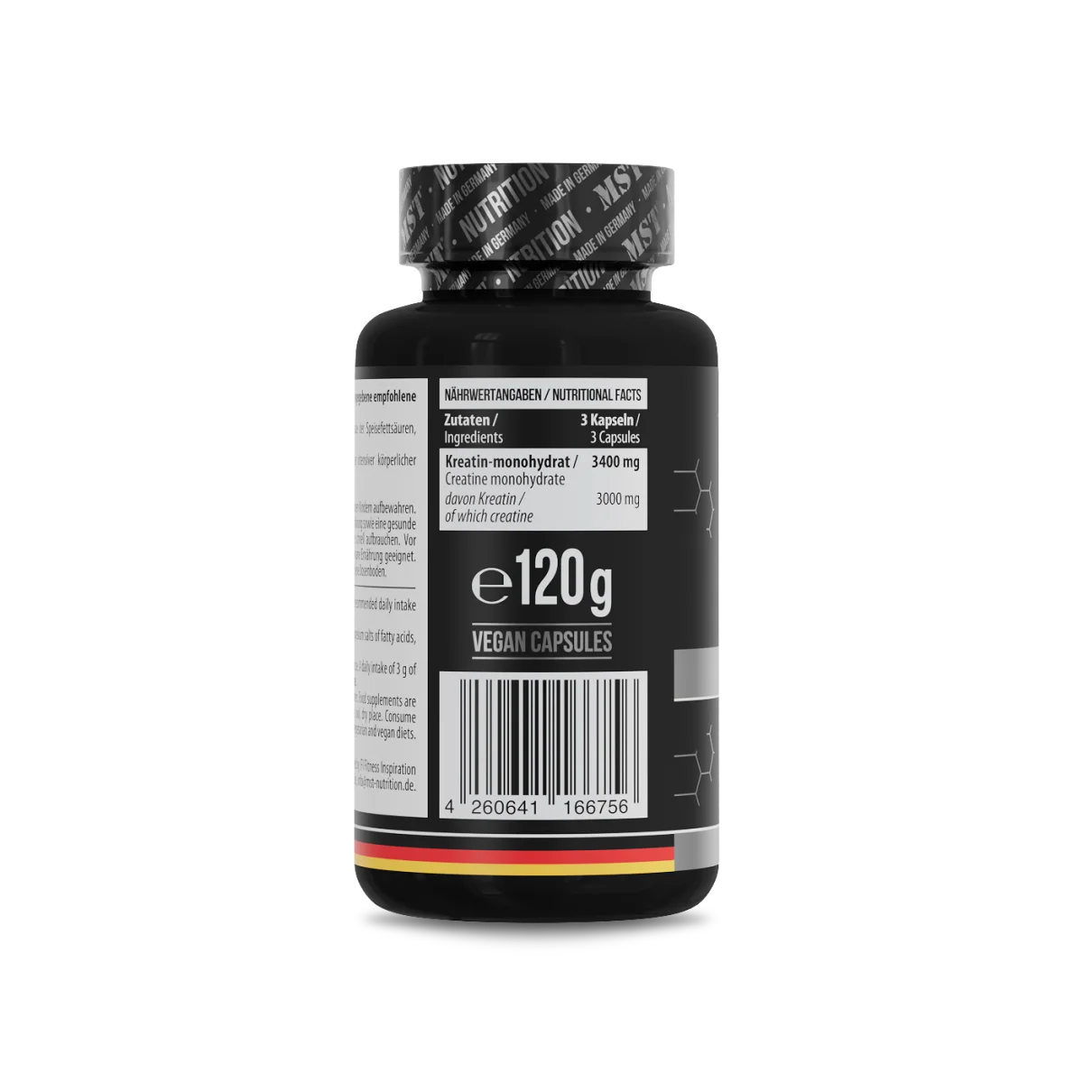 MST Creatine Monohydrate 3400mg 90caps — Capsules view 2
