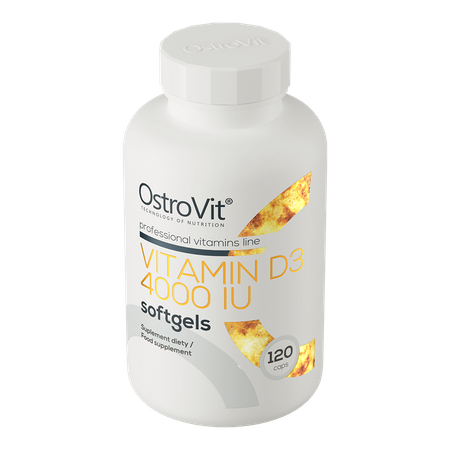 OstroVit Vitamin D3 4000 IU 120caps — Capsules view 2