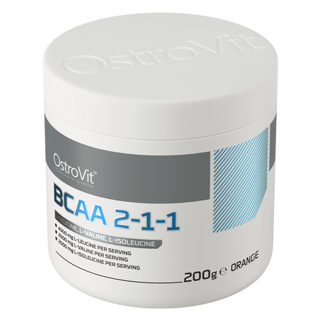 OstroVit BCAA 2-1-1 200g Apelsin — Orange — Powder view 2
