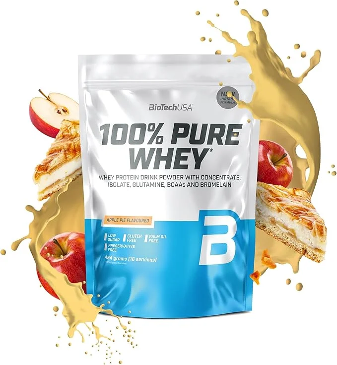 BIOTECHUSA 100% Pure Whey 454g Õunakook