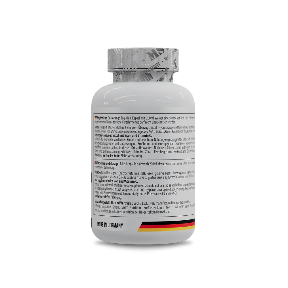 MST Iron bisglycinate 21mg 120caps — Capsules view 3