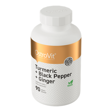 OstroVit Turmeric + Black pepper + Ginger 90tabs — Capsules view 2