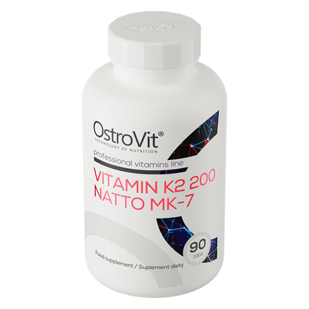 OstroVit Vitamin K2 200 Natto MK-7 90tabs — Tabs view 2
